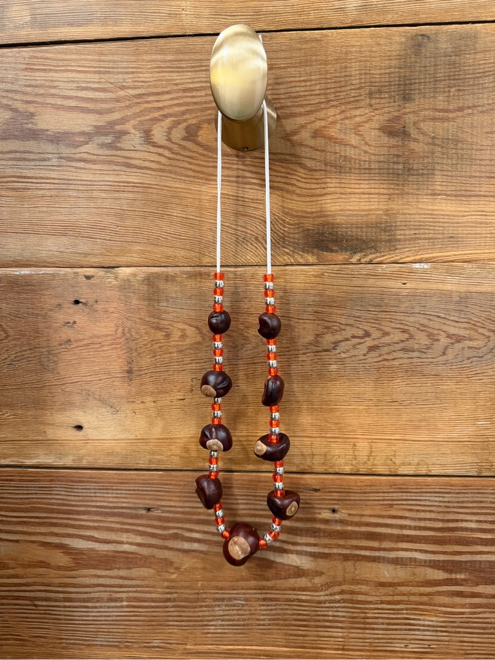 Ohio State Buckeyes Handmade Beaded Necklace